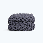 Vektteppe i bambus - Deep Sea Blue