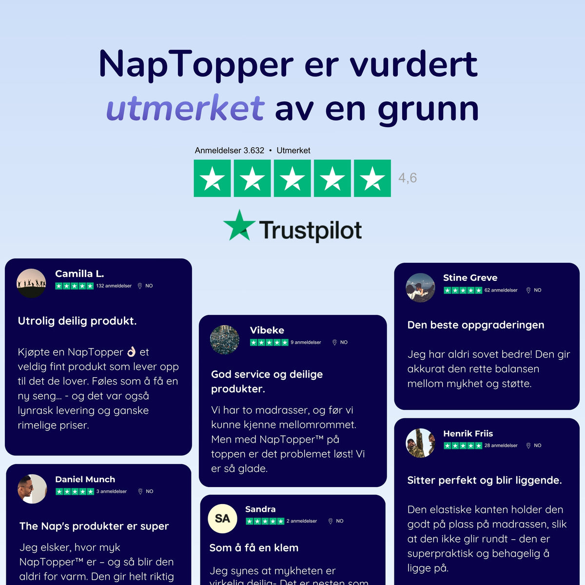 NapTopper™ Det perfekte komfortlag