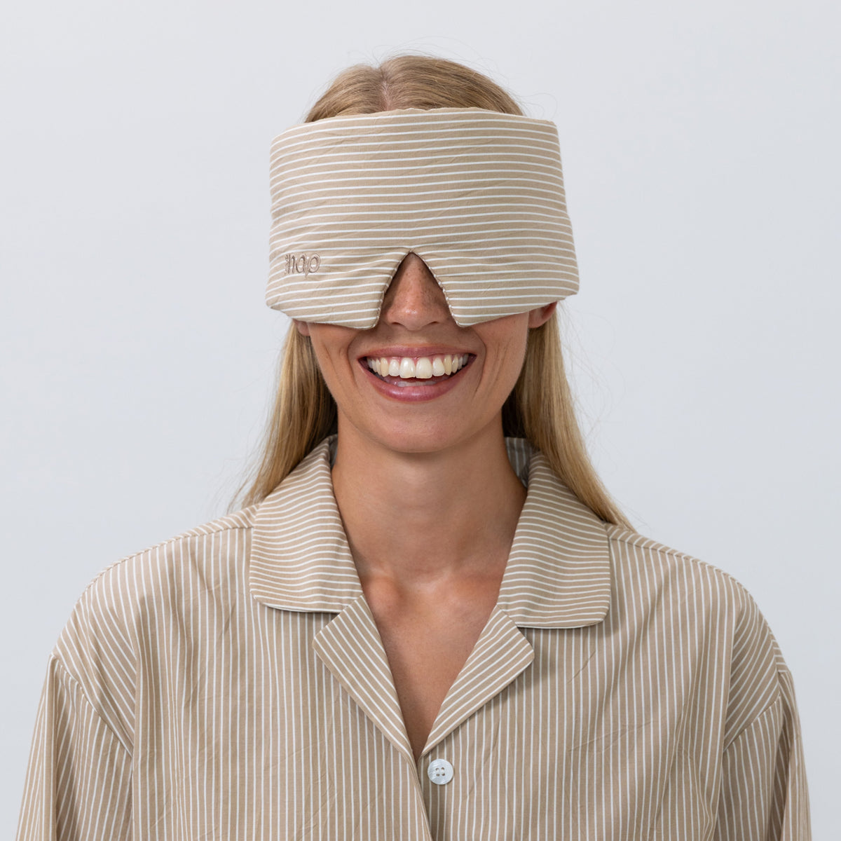 Bomull sovemaske